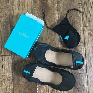 Tieks. Matte black. Size 10. Brand new.